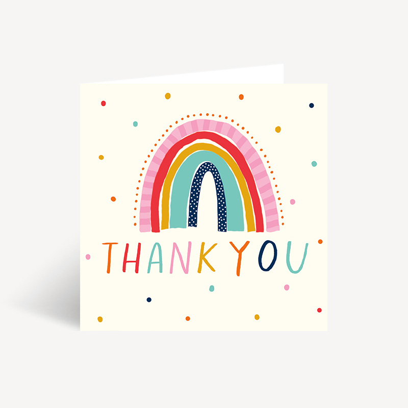 rainbow greetings card 
