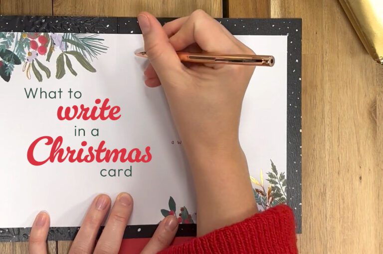 What to write in a Christmas card