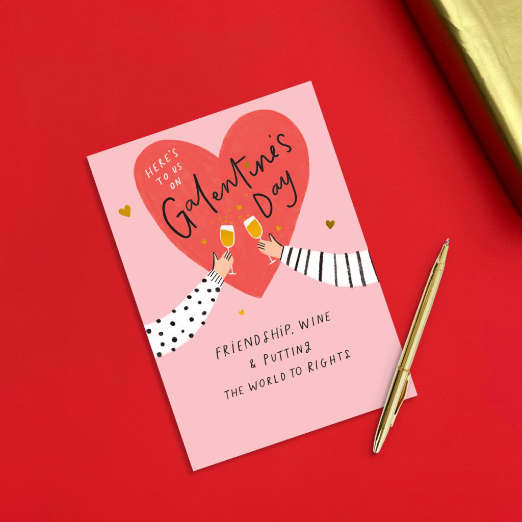 Galentine's day card