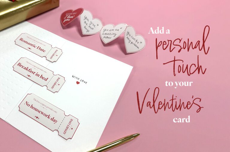 10 Heartfelt Ways to Personalise Your Valentine’s Day Card Inside