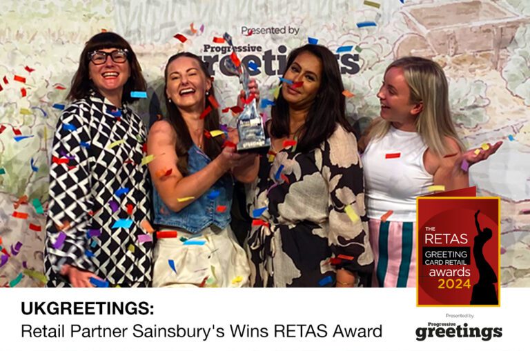 Sainsbury’s win ‘Best Supermarket Retailer of Greeting Cards’ at The 2024 RETAS Awards! 