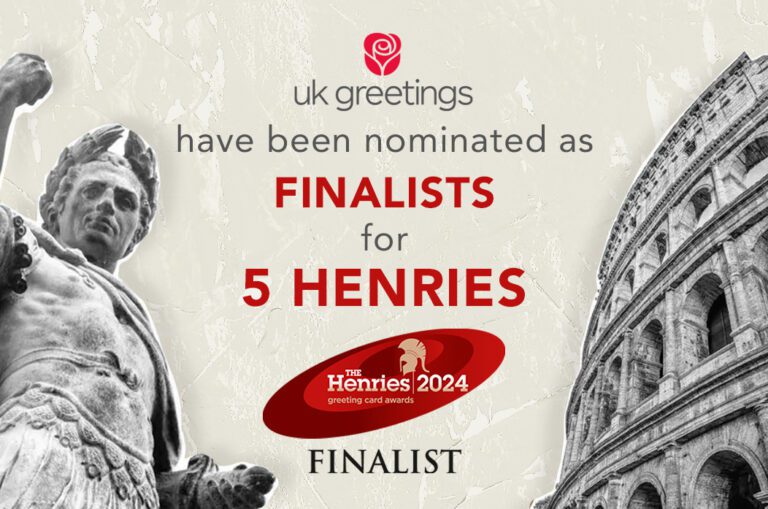 UK Greetings are Henries Award Finalists in 5 categories!