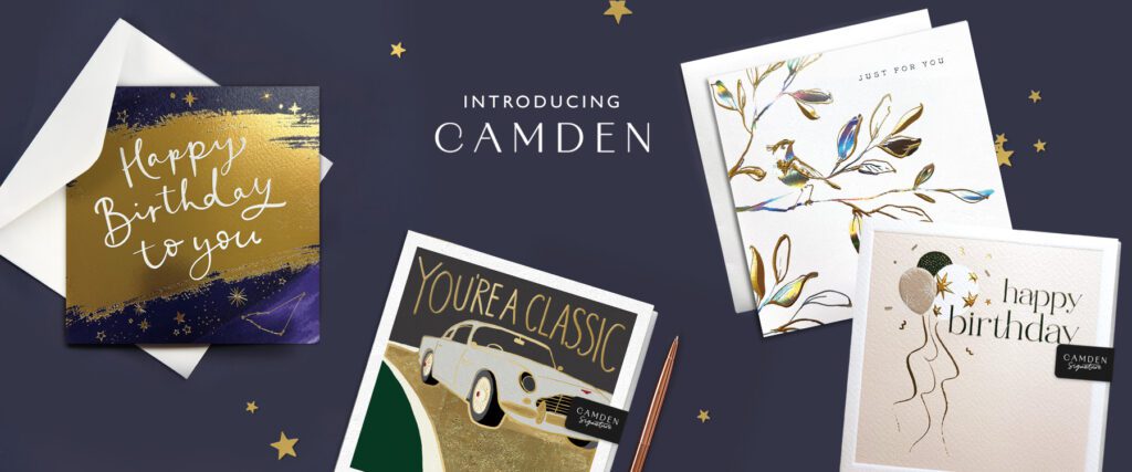 UK Greetings premium greetings cards by Camden